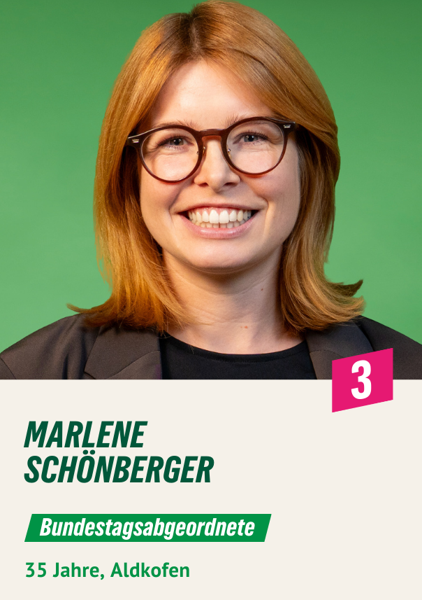 Marlene Schönberger Listenplatz 3