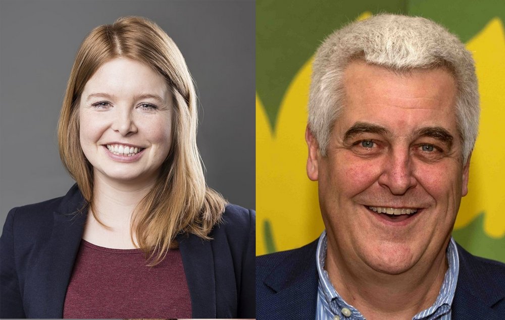 Das Bild zeigt Marlene Schönberger und Martin Schachtl.